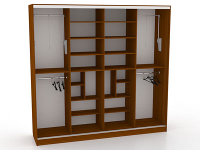 Шкаф купе на четыре двери №14