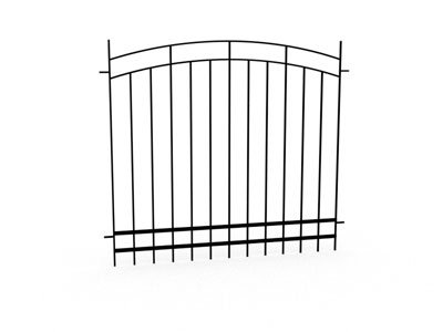 Металлический забор сварной секционный